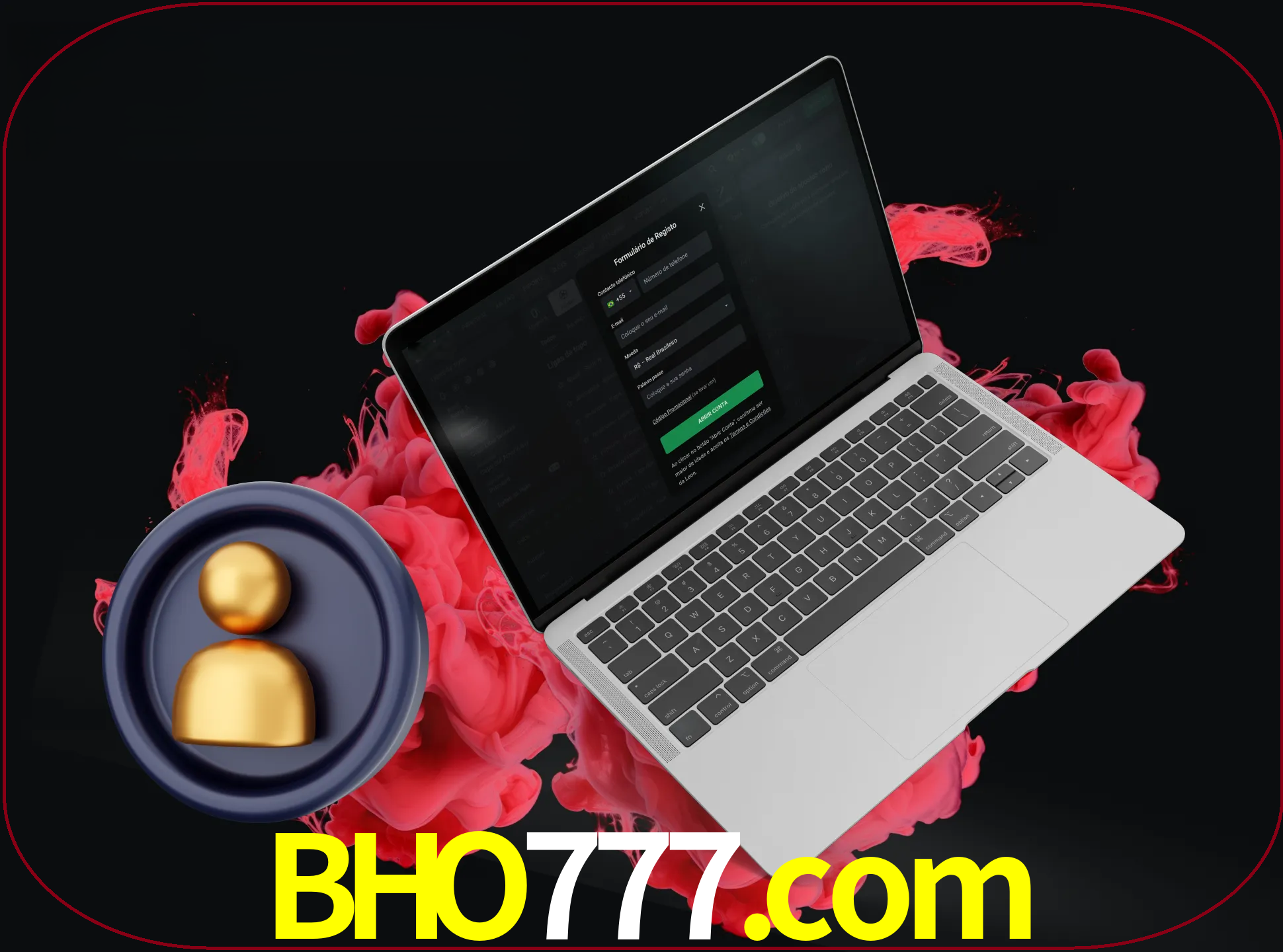 No cabeçalho do site bho777, clique no botão que o levará a um formulário especial onde terá de introduzir as suas informações actuais.