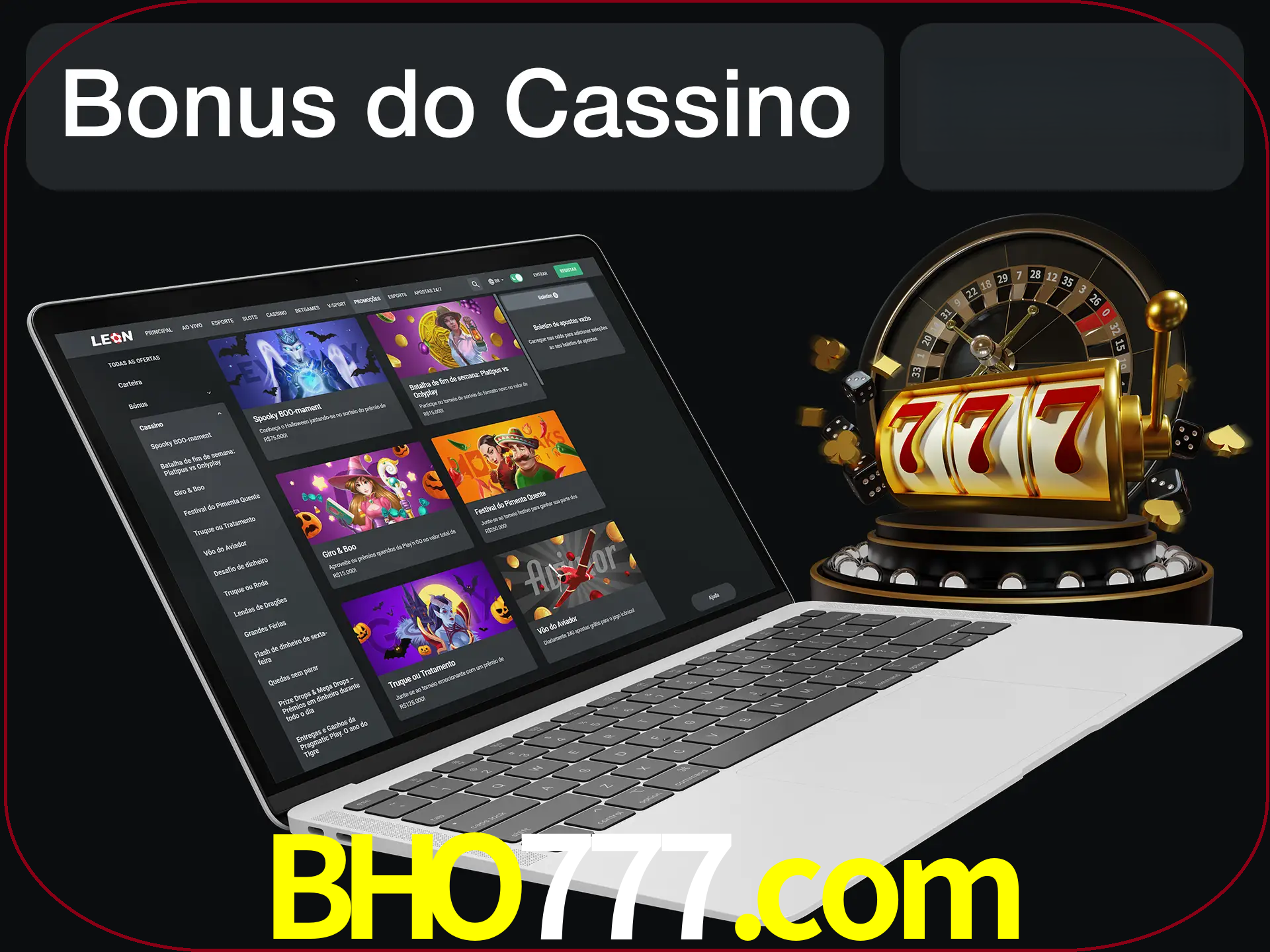Use o bônus do cassino para começar melhor.